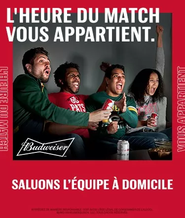 L'HEURE DU MATCH VOUS APPARTIENT. L'HEURE DU MATCH VOUS APPARTIENT.